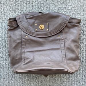Marc by Marc Jacobs Gray Leather Backpack